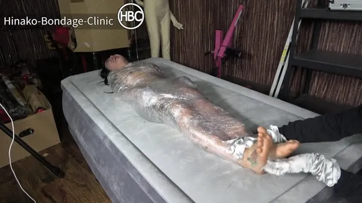 Hinako Gets Mummified and Tickled by Her Friend