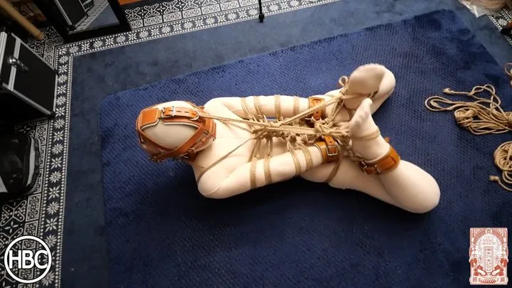 HBC X TBL; Japanese Mistress Ties Japanese Girl in Zentai Suit in Shibari Rope Bondage