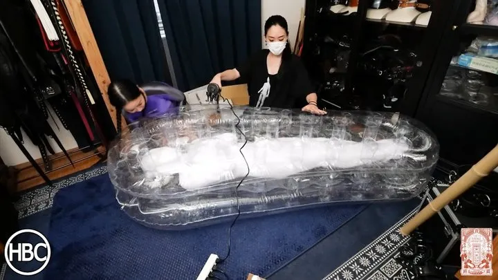 HBC X TBL; Gauze Mummification and Vinyl Inflatable Rest Sack Abandonment