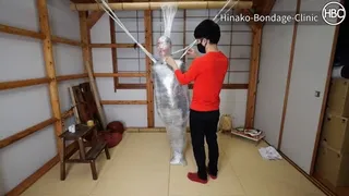 Overkill Mummification with Plastic Wrap and Electrical Tape; Breath play and Hitachi Abandonment Part 3