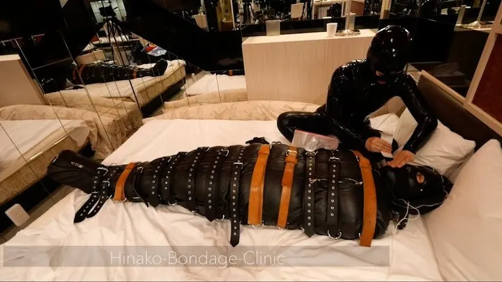 Inflatable Leather Rest Sack and Piss Rag Gag