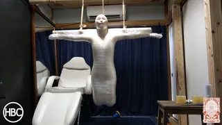 HBC X TBL; Hanging Crucifix Jesus Super Thick Mummification Suspension Bondage