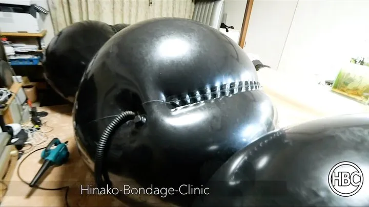 3 Big Balls; Fun With Giant Inflatable Latex Balls