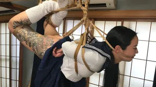 Kinbaku Work X HBC; Japanese School Girl Rope Bondage Tutorial