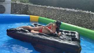 Giant Ball in a Pool! Rubber Vacuum Bed! Inflatables! Bondage Full Course!