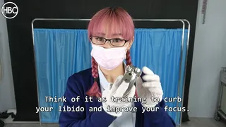 Chastity Belt Treatment with Nurse Hinako; POV-JOI (English Subtitles Included)