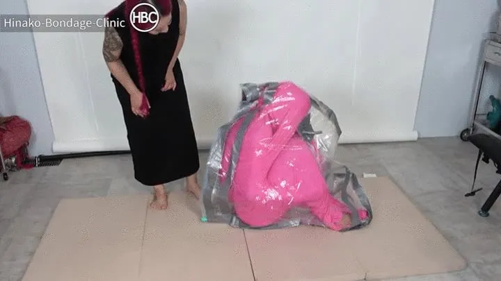 Pink Cloth and Compression Bag