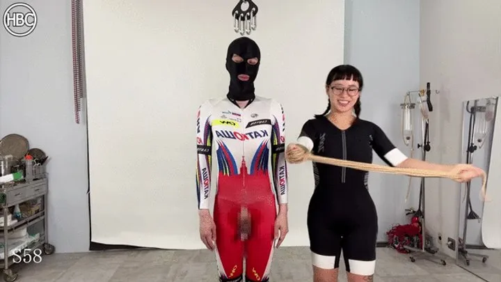 Cycling suit Rope bondage