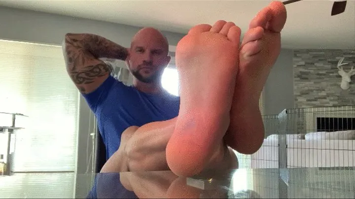 you are a pathetic foot bitch and my soles own you