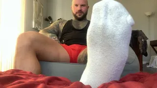 you are under control by Daddys stinky sweaty socks and feet