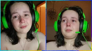 Gamer Girl Sheds REAL Tears