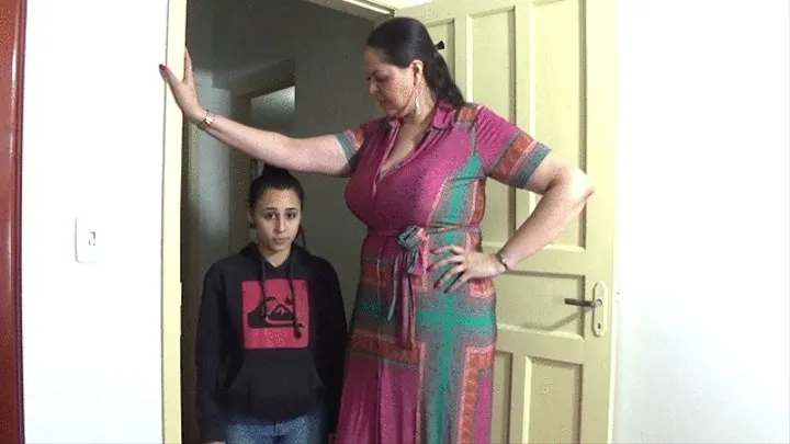 SLUT SLAVE BEING CRUELY PUNISHED BY HER GIANT QUEEN BY CINTHIA TALL AND POLLY