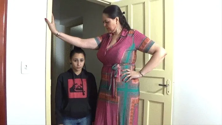 SLUT SLAVE BEING CRUELY PUNISHED BY HER GIANT QUEEN PART 1 BY CINTHIA TALL AND POLLY