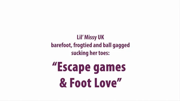 Lil Missy UK Escape Games and foot love