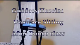 Goddess Hazel21 Unaware Grey Sweaty Sweats after Dance Class pt2