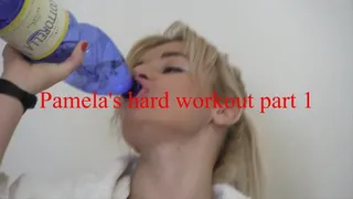 Pamela's Hard Workout part 1