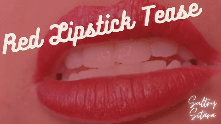 Red Lipstick Tease! (1280x720)