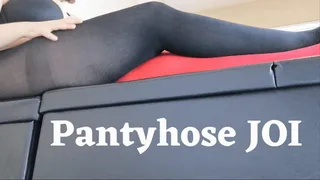 Red and Black Pantyhose JOI