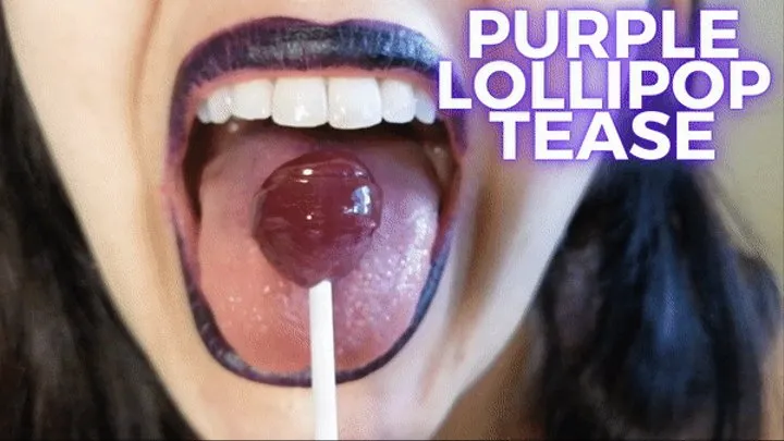 Purple Lollipop Tease
