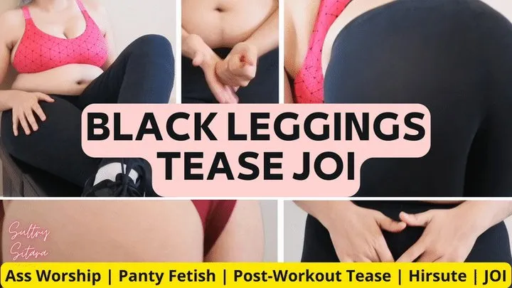 Black Leggings Tease JOI