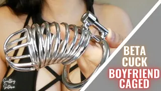 Beta Cuck Boyfriend Caged