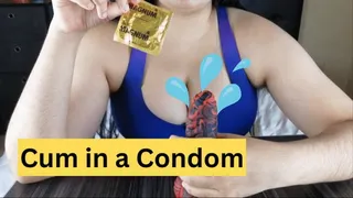 Cum in a Condom JOI Femdom Task