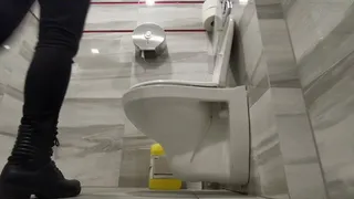 My biggest FART in office toilet