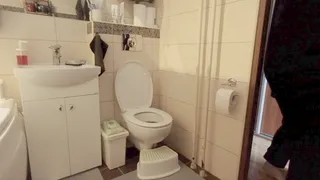 Stinky Panda toilet visit