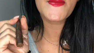 Cigar fetish custom video