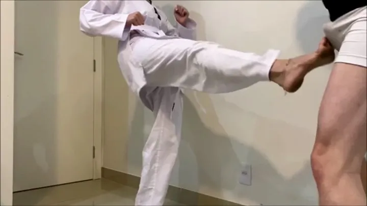 Hard Ballbusting Taekwondo