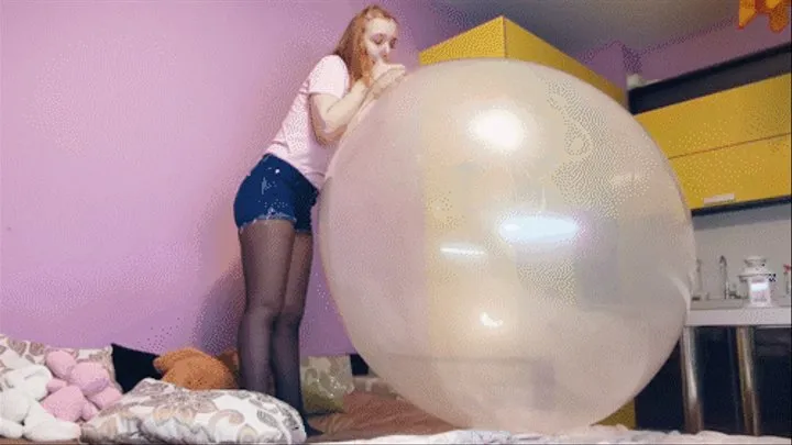 Kira's (epic) BTP of clear printed Olympic 45'' balloon