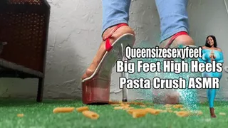 Big Feet High Heels Pasta Crush ASMR