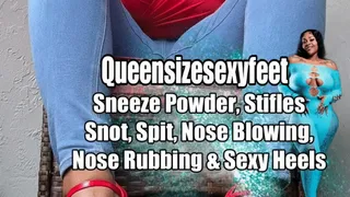 Sneeze Powder, Stifles Snot, Spit, Nose Blowing, Nose Rubbing & Sexy Heels