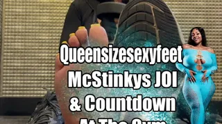 McStinkys JOI & Countdown At The Gym Shoe Removal