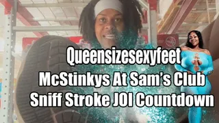 McStinkys At Sam's Club Sniff Stroke JOI Countdown Stink Shoes