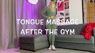 GEA DOMINA - TONGUE MASSAGE AFTER THE GYM