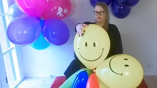 Pretty Balloons and Pointy Nails