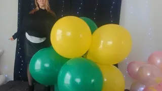 Balloon Boobs Pin Popping