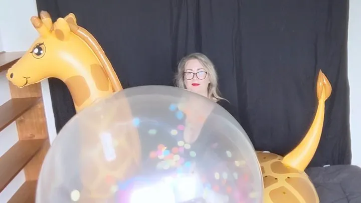Confetti Balloons Pump Pop