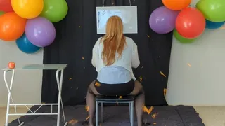Balloon Teacher : Sit Popping