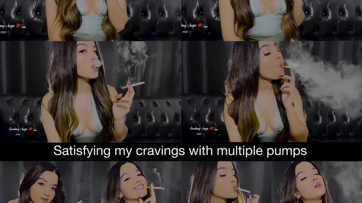 Satisfying my intense cravings with multiple pumps, while smoking marlboro reds and talking about my addiction!