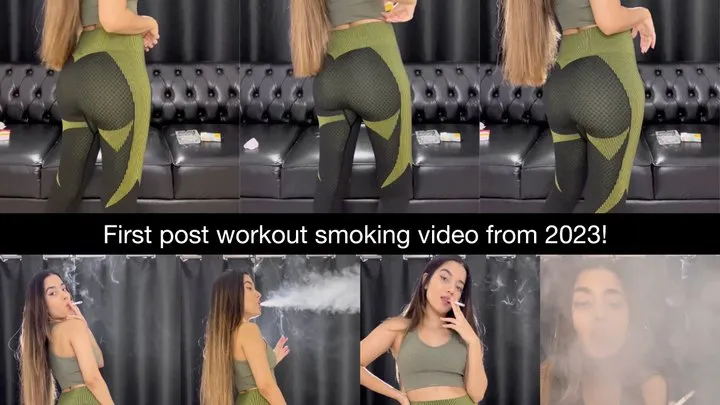 First post workout smoking video from 2023!