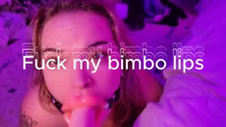 Bimbo Lips face fuck