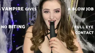 Sexy Vampire Gives a POV Blowjob