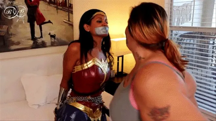 Wonder Woman Calissa Bliss vs Super Duper Awesome Inescapable Transport Chains