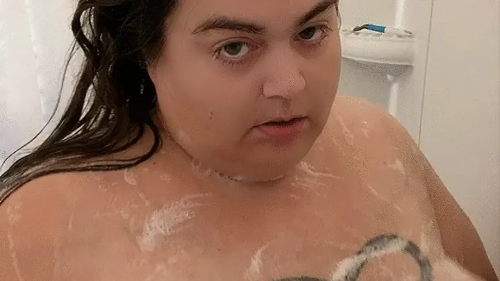 Sexy big titties in the shower