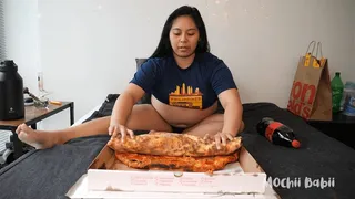 Whole Pizza Roll Up Stuffing | Mochii Babii