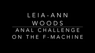 Anal F-machine challenge