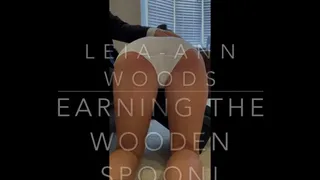 Spanked with the strap and wooden spoon