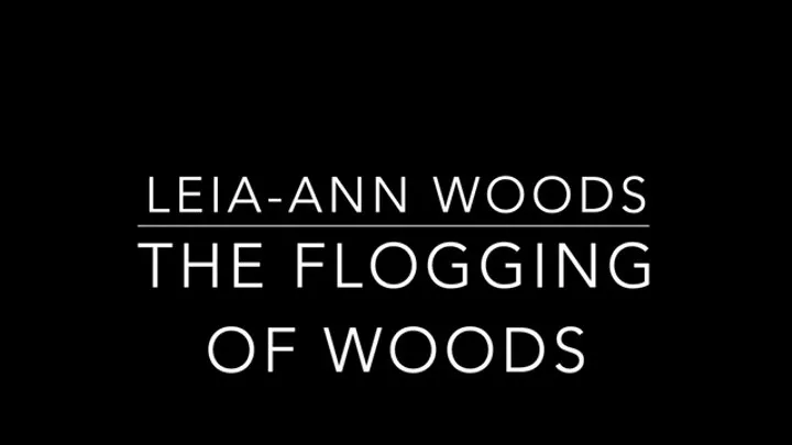 The flogging of Miss Woods